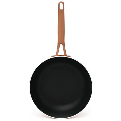 مقلاة أستيل روكي، 22 سم، غطاء زجاج - ذهبي product image 3