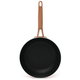مقلاة أستيل روكي، 22 سم، غطاء زجاج - ذهبي product image 3