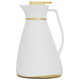 Glory Chiffon Glass Thermos, 1 liter, plastic outer shell - white product image 2