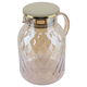 Al Saif Gallery Glass Geek Set, 1500 ml, 2 cups, lid - light brown product image 2
