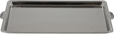 طوفرية تقديم استيل الجهوري، 32x16 سم - فضي لامع product image 3
