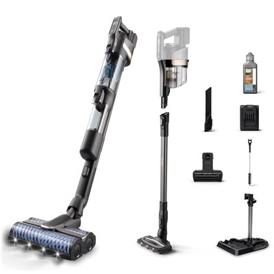 Philips XW9463/10 Series 9000 Aqua Trio Cordless Vacuum Cleaner, PowerCyclone Aqua Technology, 4000 RPM, Covers 285 sq m per charge - Black product image 6
