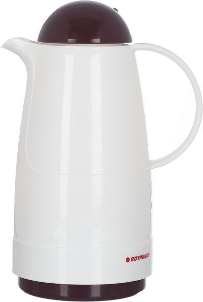 Rotpont thermos, 0.5 liters, glass inner container, plastic outer shell - white product image 2