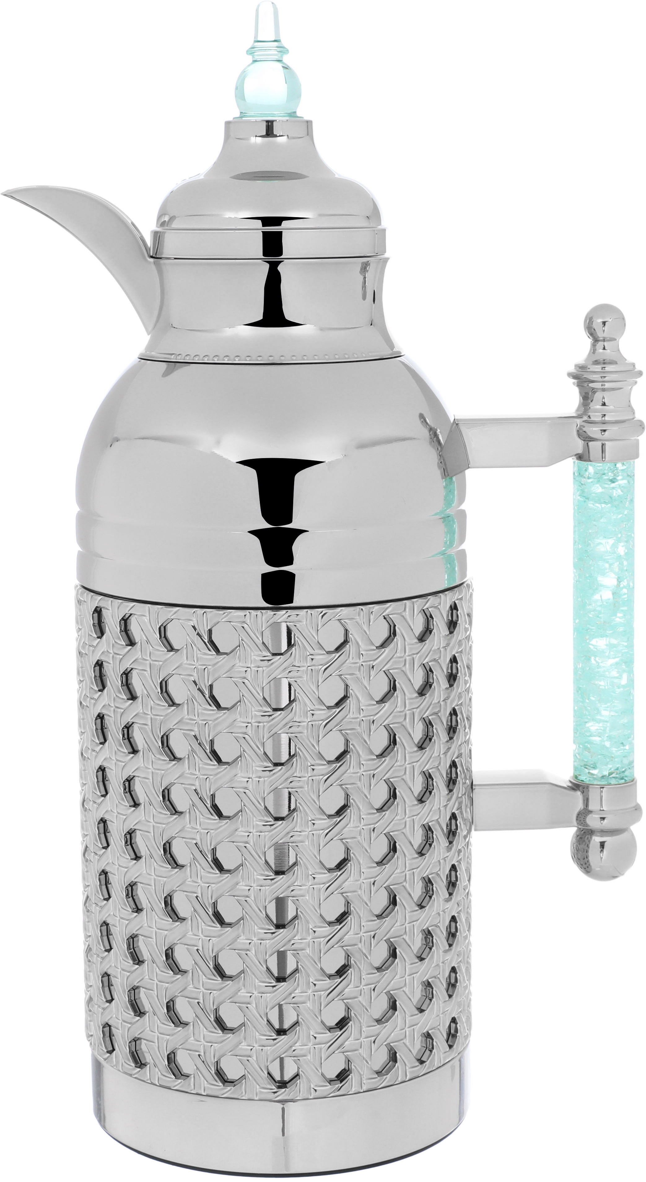 Al Saif Gallery Sarah steel thermos Set, 1/1 Liter, 2 Pieces - Silver product image 5