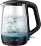 غلاية ماء كهربائية زجاج دوتس، 1850-2200 واط، 1.7 لتر، KDG-010 - أسود product image 1