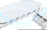 طقم صواني فرن زجاج بيركس، 3 قطع - شفاف product image 2