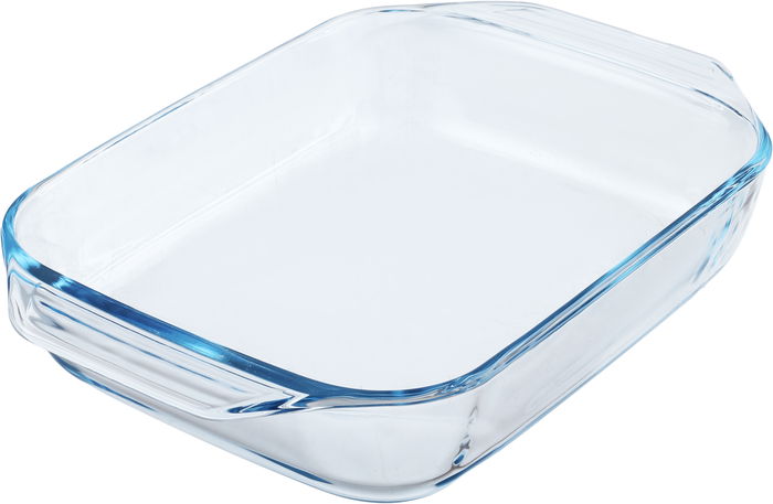 طقم صواني فرن زجاج بيركس، 3 قطع - شفاف product image 2