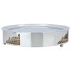 Al Saif Gallery steel serving plate, 8×45×45, gold-silver pattern product image 1