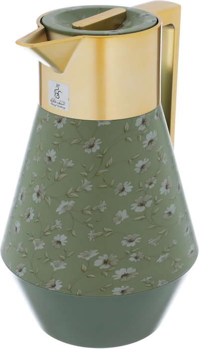 Everest Lydia ProThermos, 1 liter, colorful pattern, thermal glass inner shell, plastic outer shell - light gray product image 4