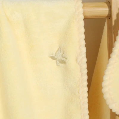 منشفة كورال فليس ريفي، 50×90 سم - اصفر product image 2