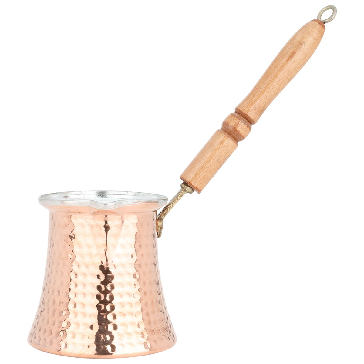 ركوة قهوة نحاس السيف غاليري، 400 مل، يد خشب - نحاسي product image