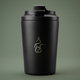 Al Saif Gallery OZ8 Stainless Steel Vacuum Insulated Mug, 270 ml - Black product image 1