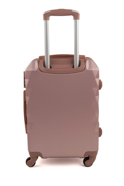 طقم شنط سفر ABS ليمرا، 6 مقاسات، 4 عجلات، زاويه 360 درجة، LMA-1033 - روزجولد product image 2