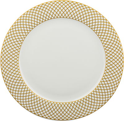 Al Saif Gallery Porcelain Dinnerware Set, 24 Pieces, Patterned - White Gold product image 5