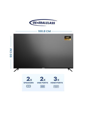 تلفزيون بدون اطار جنرال كلاس، 42 بوصة، FHD، LED، 42US6000 - اسود product image 4