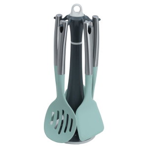 طقم ملاعق سيليكون السيف غاليري، 5 قطع - رمادي product image 2
