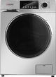 Edison EDSFD10507 Combo Automatic Washing Machine, Front Load, 10.5 kg, 15 Programs, Inverter - Silver product image 1