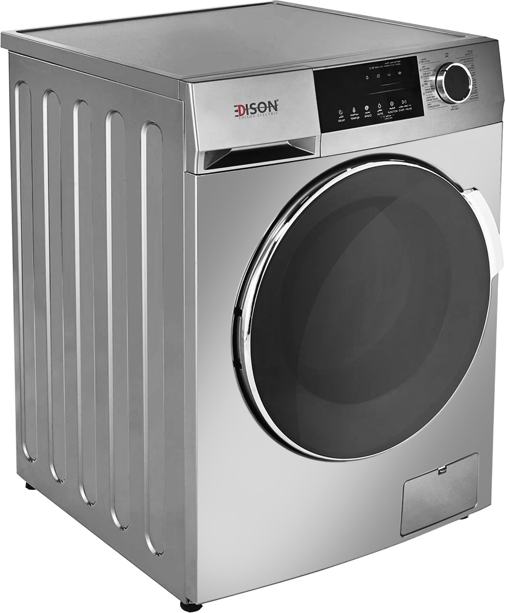 Edison Edsf105 Automatic Washing Machine, 10.5 Kg, 1400 Rpm, 15 Programs, Front Load - Silver product image 7