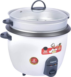 قدر طهي ارز نيكاي، 700 واط، 2.8 لتر، Nr728 - ابيض product image