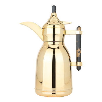 Dallah SteelAl Saif Gallery Shahd, 0.6 liters - Gold black product image 1