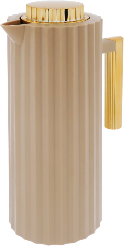 ترمس رواء تايملس، 1 لتر، حافظة داخلية زجاج حراري - بني فاتح product image 3