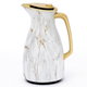 Al Saif Gallery Hekaya 4 thermos set, 1 / 1.3 liter, 2 pieces, thermal glass inner container, stainless steel outer shell - golden white product image 2