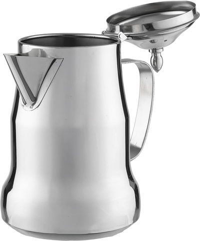 Steel Maxima milk jug with side handle, 1.6 liters - silver product image 2
