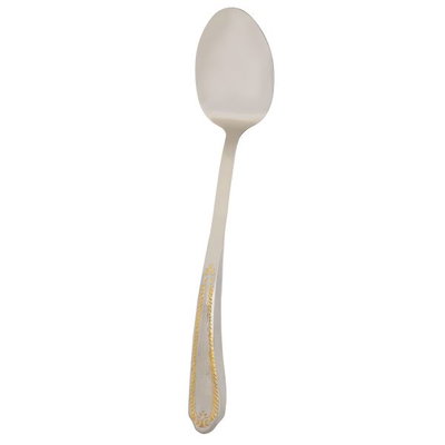 ملعقة خدمة استيل السيف غاليري، 35×7 سم، مذهب - فضي product image 2