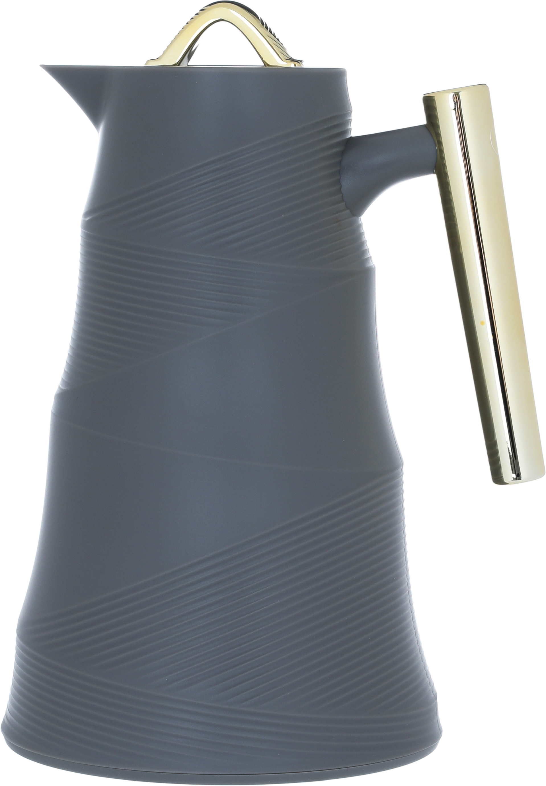 Bamboo Glory Thermos, 1 liter, glass inner container, plastic outer shell - gray product image