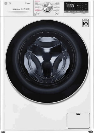 LG WSV0805WH Front Load Washer Dryer, 8 kg wash / 5 kg dry, 100% drying, AI DD, Steam+, Wi-Fi - White product image