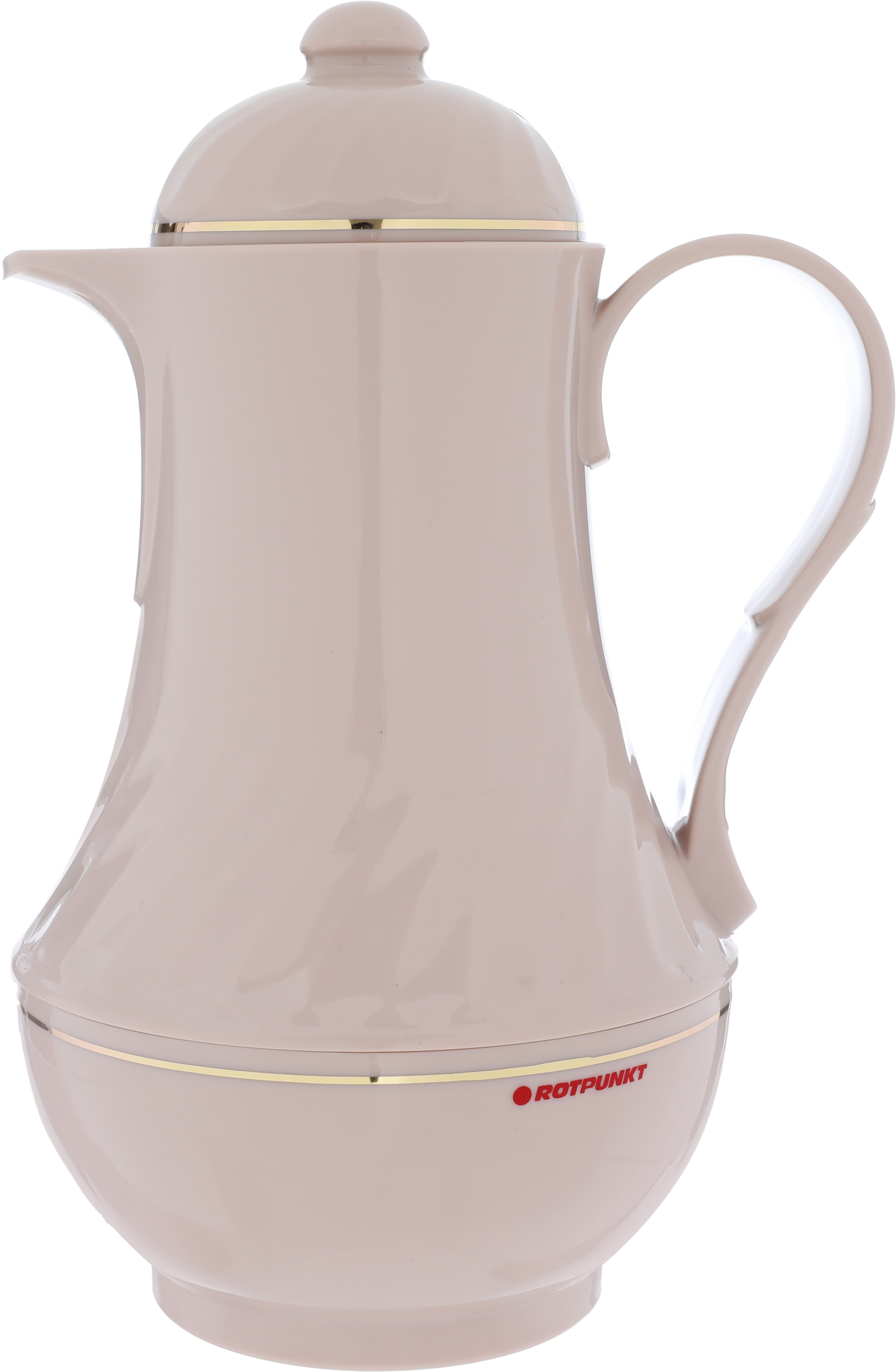 ترمس روتبونت، 1 لتر، حافظة داخلية زجاج، هيكل خارجي بلاستيك - بني فاتح product image 1
