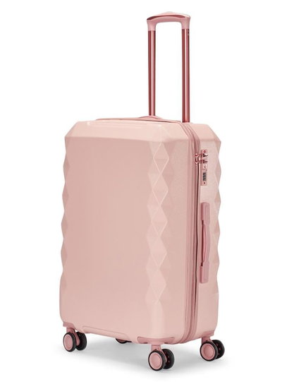 طقم شنط سفر ABS ليمرا، 4 مقاسات، 4 عجلات، WM-230 - زهري product image 2