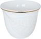 Al Saif Gallery porcelain Arabic coffee cups set, leaf pattern, 12 pieces - white product image 2
