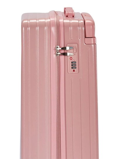 حقيبة سفر بولي كربونات ليمرا، 20 انش، 4 عجلات، OT-9023 - زهري product image 2