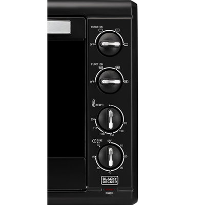 فرن كهربائي بلاك اند ديكر، 2000 واط، 55 لتر، TRO55RDG-B5 - اسود product image 11