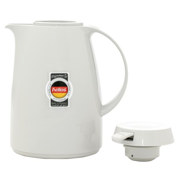 Helios thermos, 0.3 liters, thermal glass inner container, plastic outer shell - light gray product image 2
