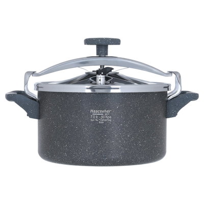 قدر ضغط جرانيت هاشفير، 7 لتر - رمادي غامق product image 2