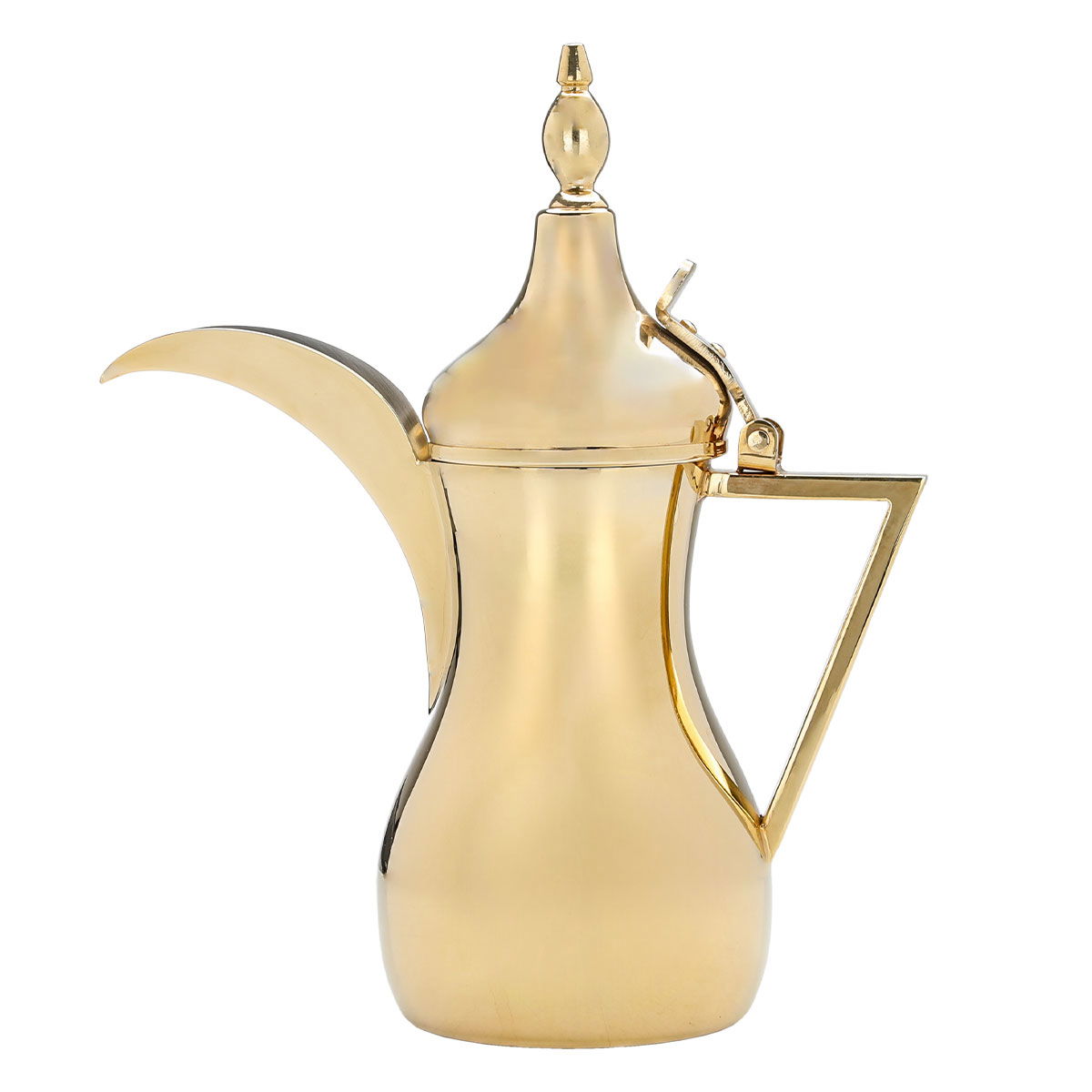 Steel Al Saif Gallery Coffee Dallah, 1.41 litre - Gold product image