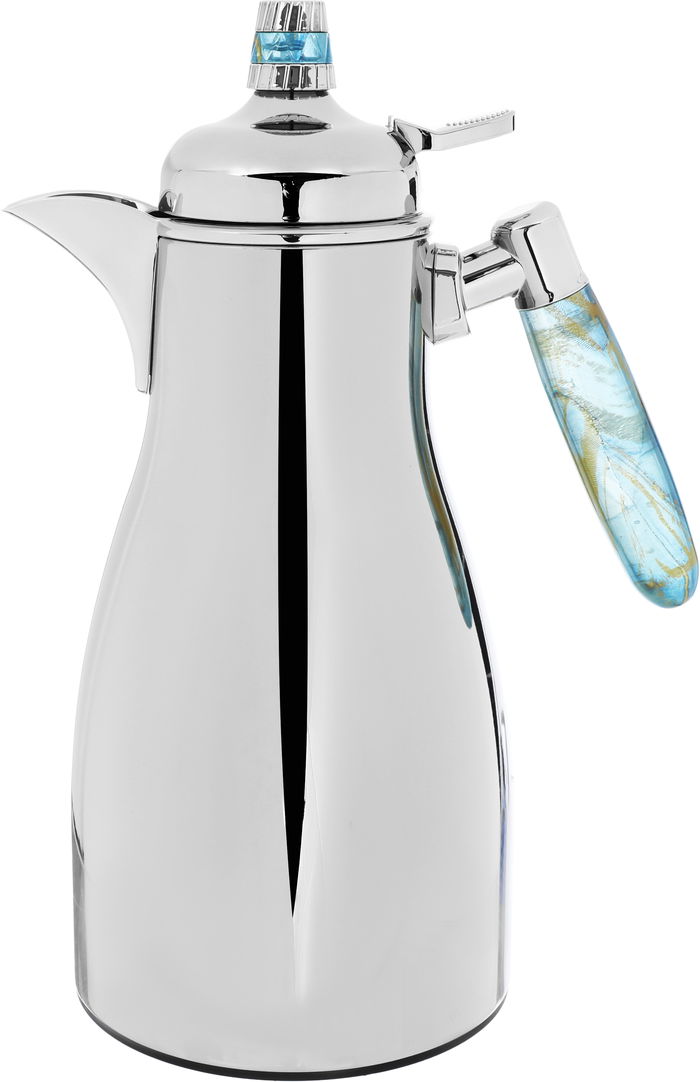 Al Saif Gallery Maimouna Steel thermos Set, 2 Pieces, 1 Liter - Silver product image 3