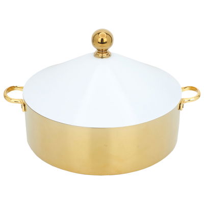 Al Saif Gallery Steel Food Keeper, 6 Liters - White Golden product image 1