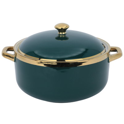 طقم سفرة بورسلان السيف غاليري، دائري، 51 قطعة - أخضر product image 4