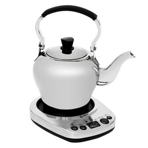 طقم دلة و إبريق كهربائي استيل إديسون اي كيف، 1200 واط، 0.85 / 1 لتر - فضي product image 5