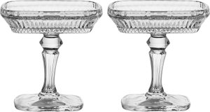 طقم ستاند تقديم زجاج، 9 سم، قطعتين - شفاف product image 2
