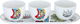 Al Saif Gallery porcelain yogurt set, 4 pieces, Tofaria - Colored product image 1