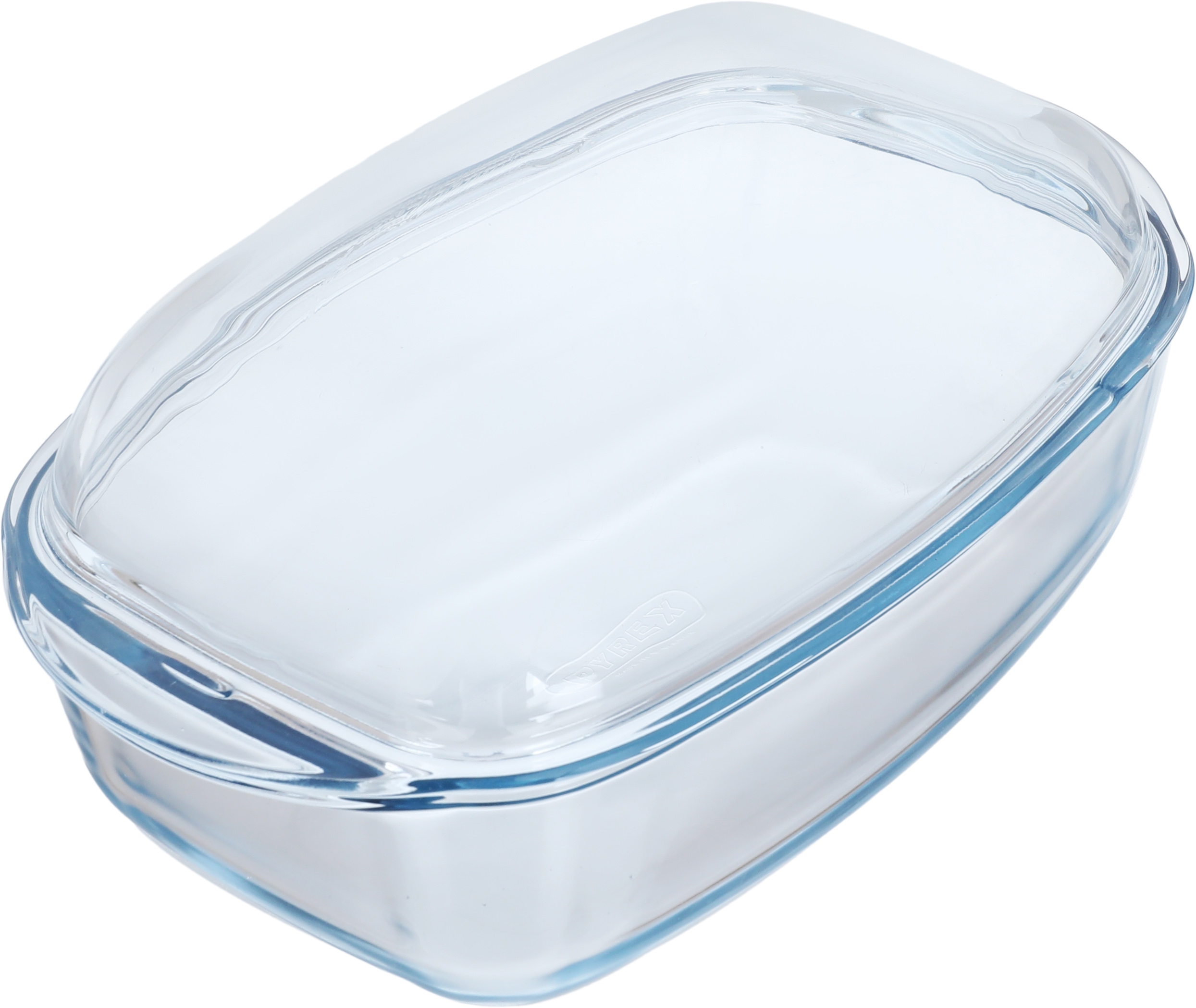 Pyrex Cooking tray with glass lid, 33x20x14 cm, oval - clear product image 1