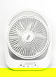 Winning Star ST-4056 Table Fan, 12 Inch, 6V Battery, 2 Speeds, Digital Display - White product image 1