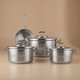 طقم قدور استرون ستانلس ستيل كوركماز، 7 قطع - فضي product image 1