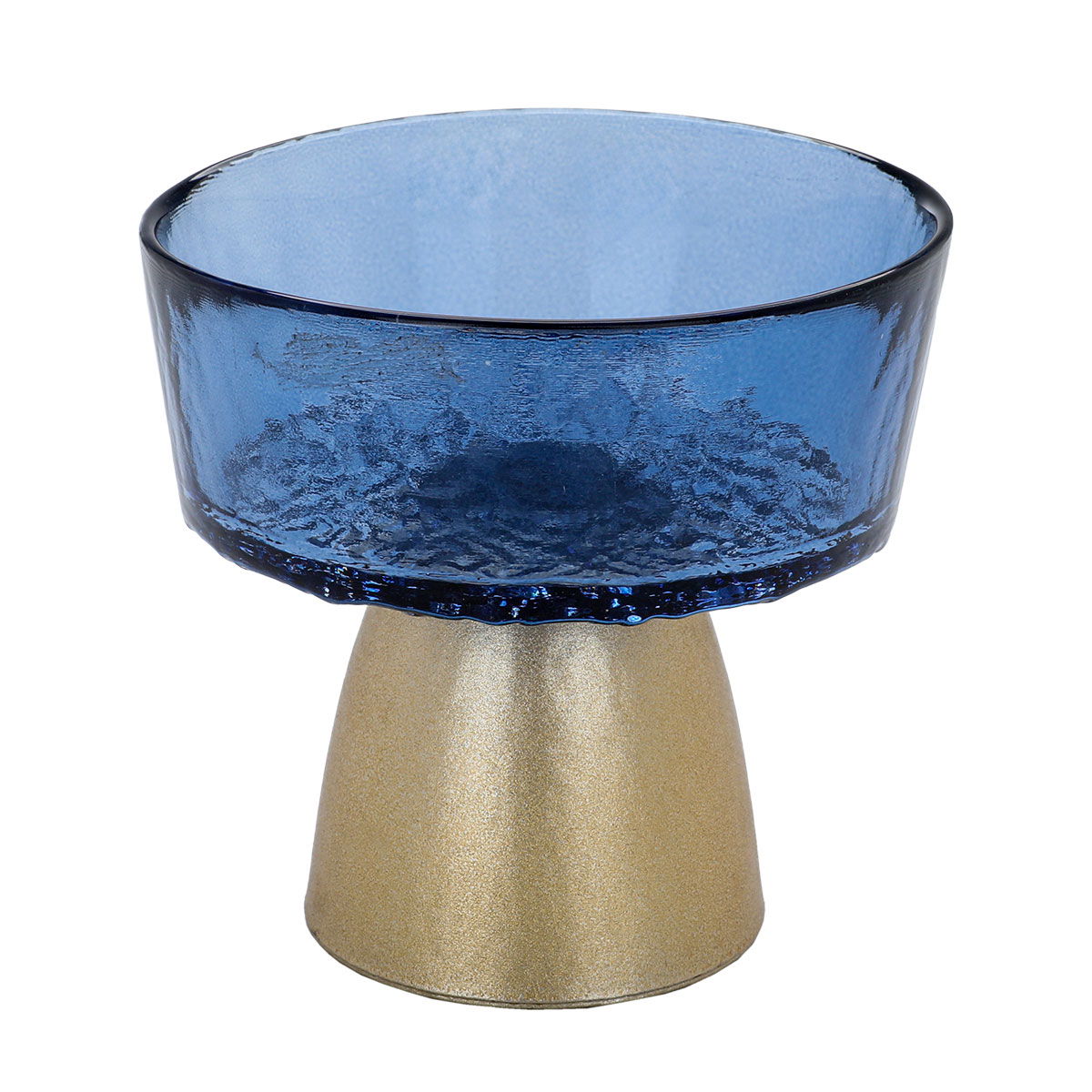 Al Saif Gallery Glass Serving Stand, 11X11X10 Cm - Blue product image