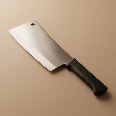 ساطور ستاينلس استيل السيف غاليري، 9 بوصة، يد أسود- أسود product image 1