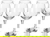 Al Saif Gallery glass cups set, base - transparent product image 1